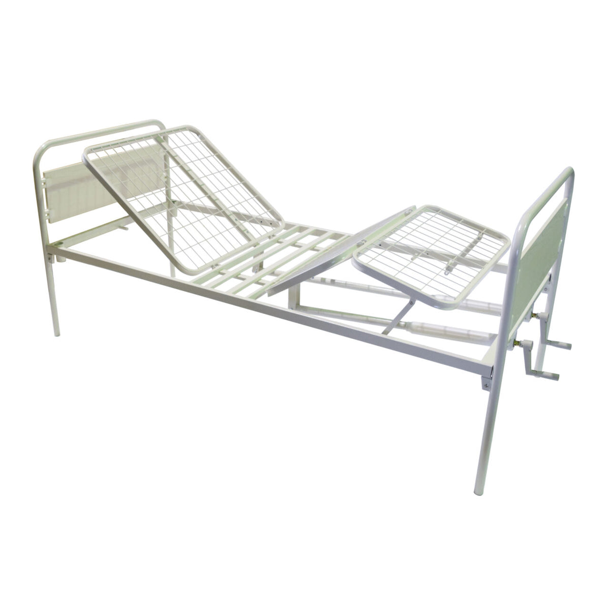 Letto manuale a due manovelle