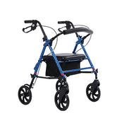 Rollator con seduta regolabile in altezza